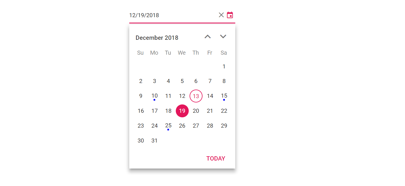 EJ2 Angular 5 Datepicker Quick Start Syncfusion Code Examples