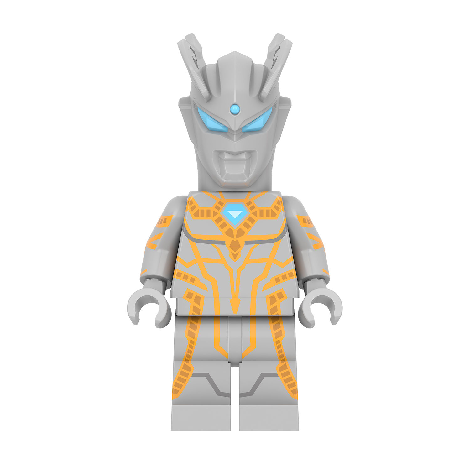 Sku Custom Lego Ultraman Super Hero Minifigures Toyaddons