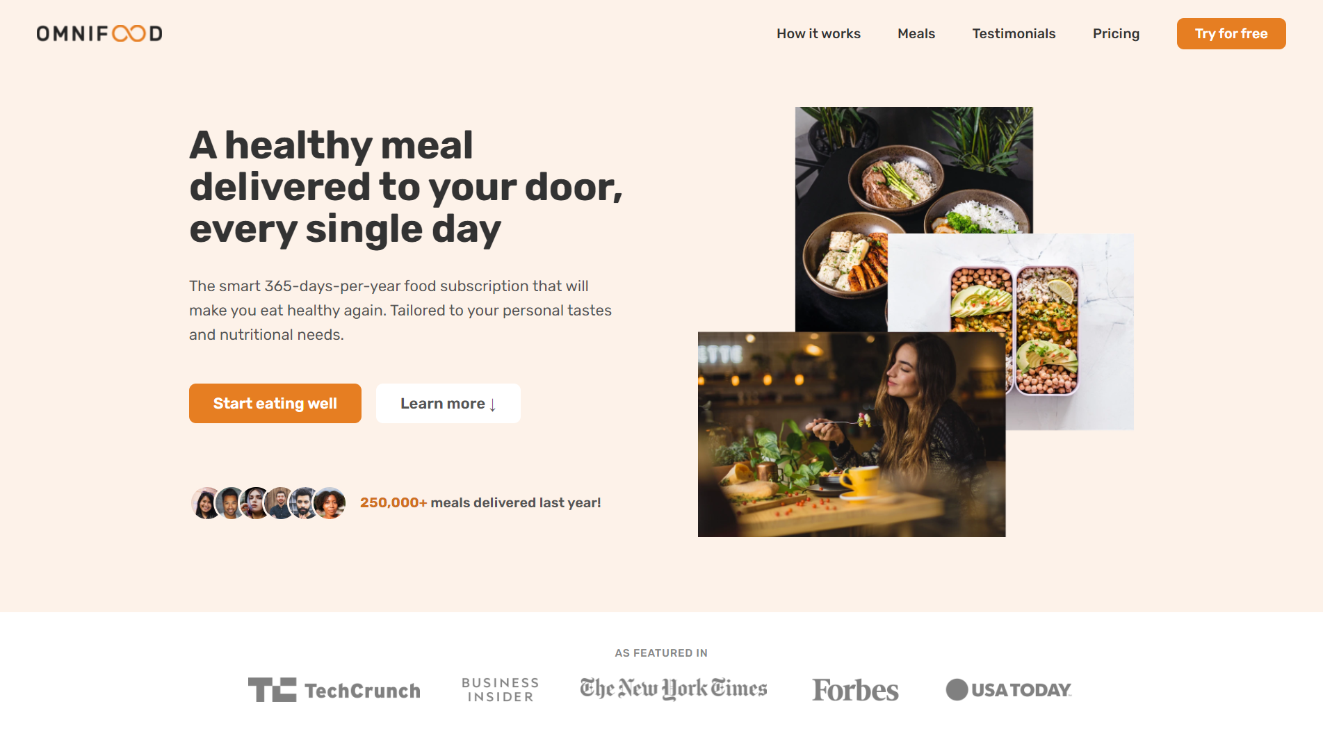 GitHub Imadosan Omnifood This Is A Landing Page Design For A