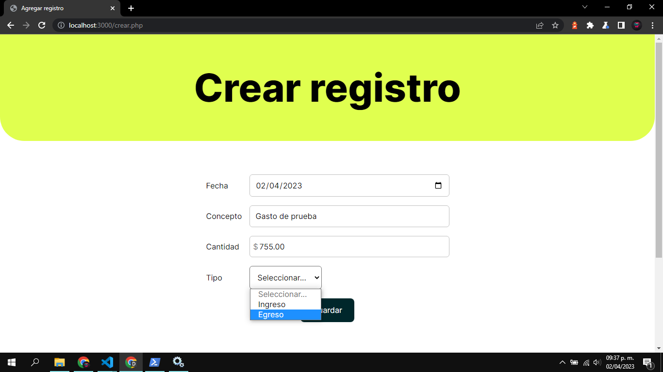 Github Josemcj Controlgastosphp Crud De Gastos Con Php Y Mysql