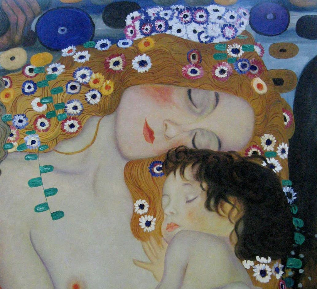 Rita - Mother and Child (detalhe da pintura, Three Ages of Woman - Gustav Klimt)