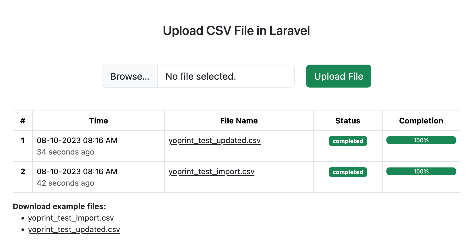 GitHub Nursandiid Upload Csv In Laravel A Demo Project With Laravel