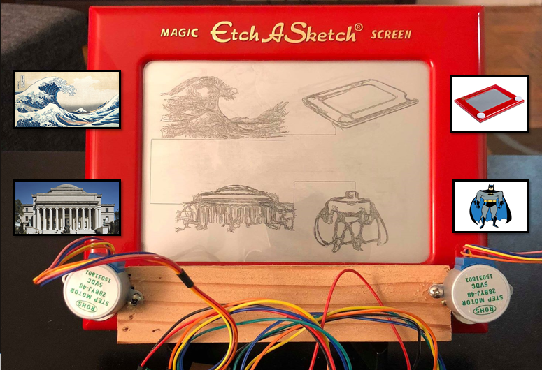 How to draw a star on an Etch A Sketch ⭐ Etch A Sketch drawing tutorial 
