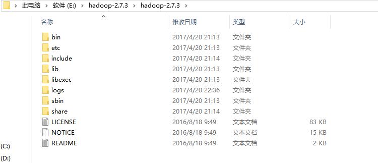 解压Hadoop