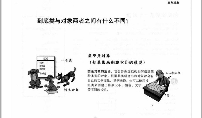 类与对象两者之间有什么不同？