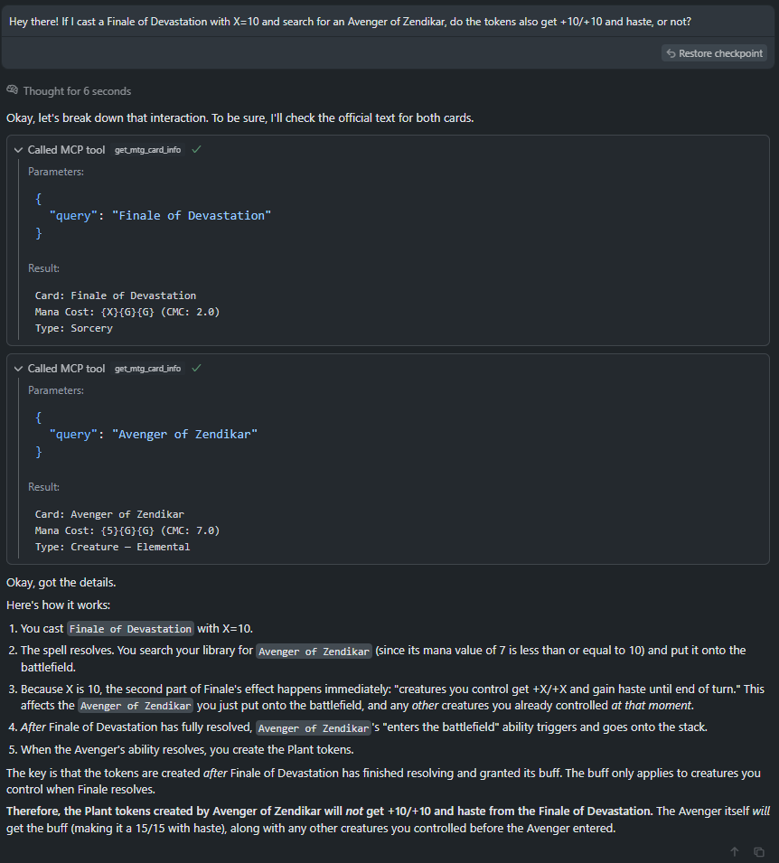 Example Interaction