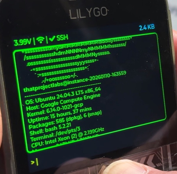 PocketSSH Screenshot