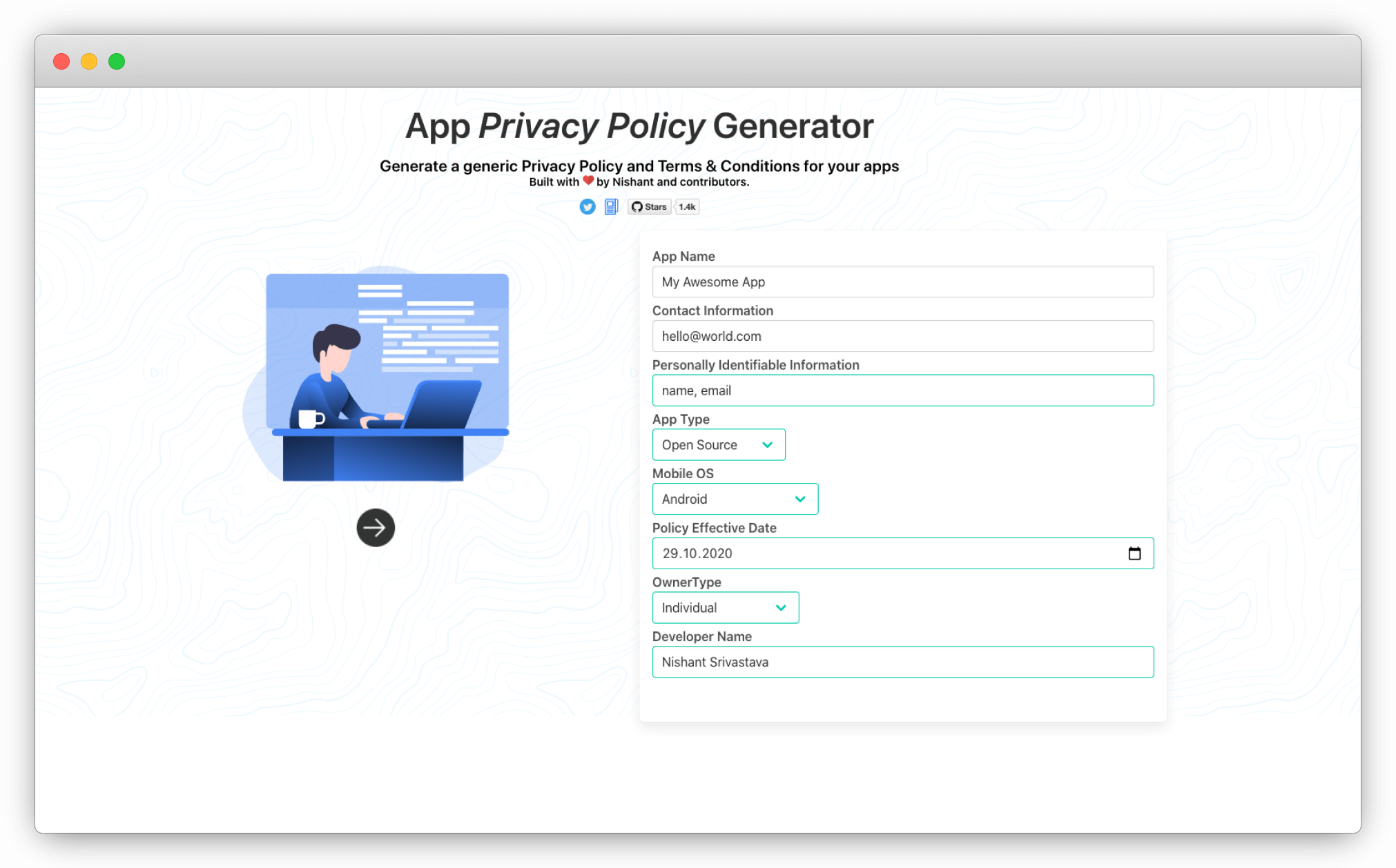 App Privacy Policy Generator