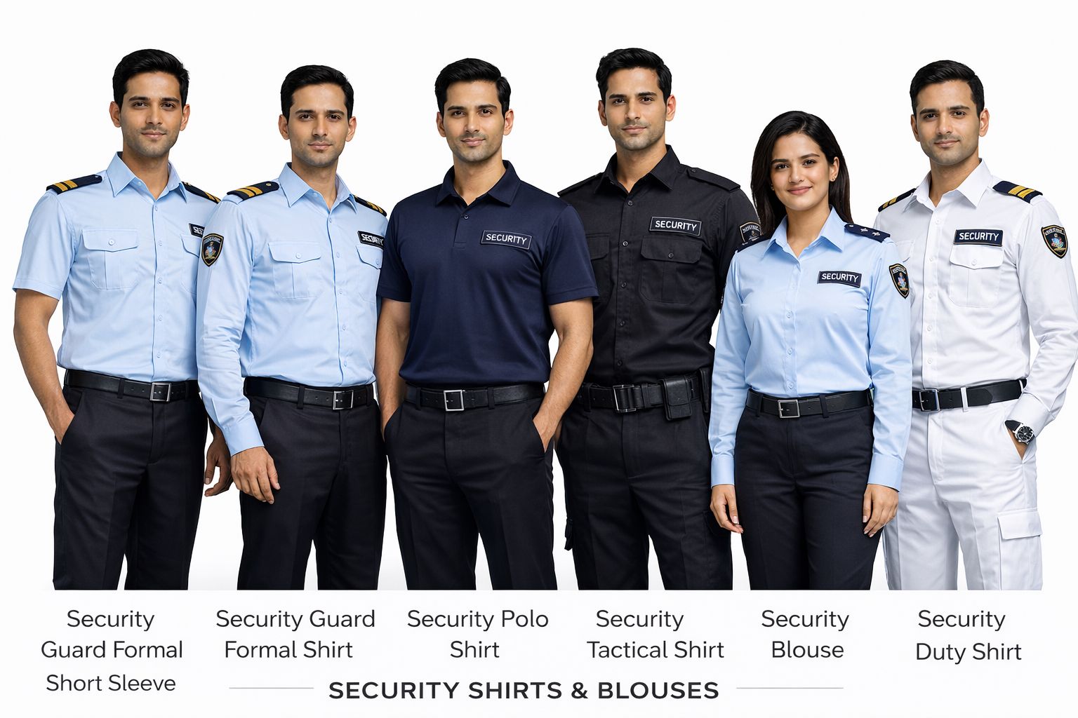 Security Shirts and Blouses Manufacturer in Hyderabad