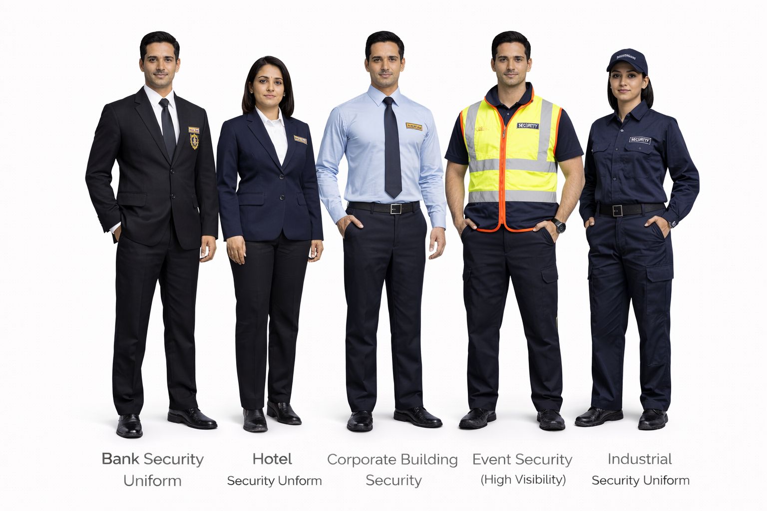 Specialized Security Uniforms for Industrial and Corporate Use