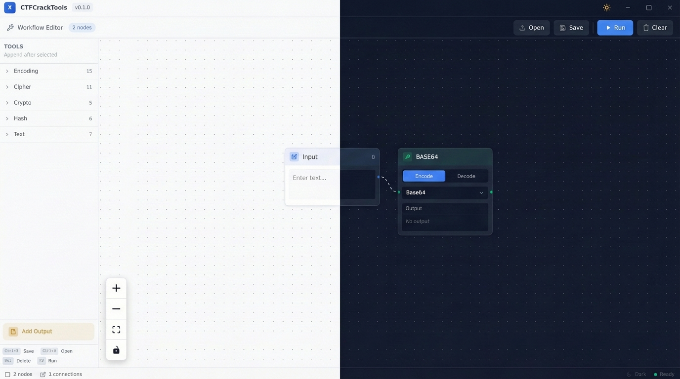 CTFCrackTools X Interface Preview