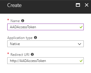 Create Azure Active Directory App