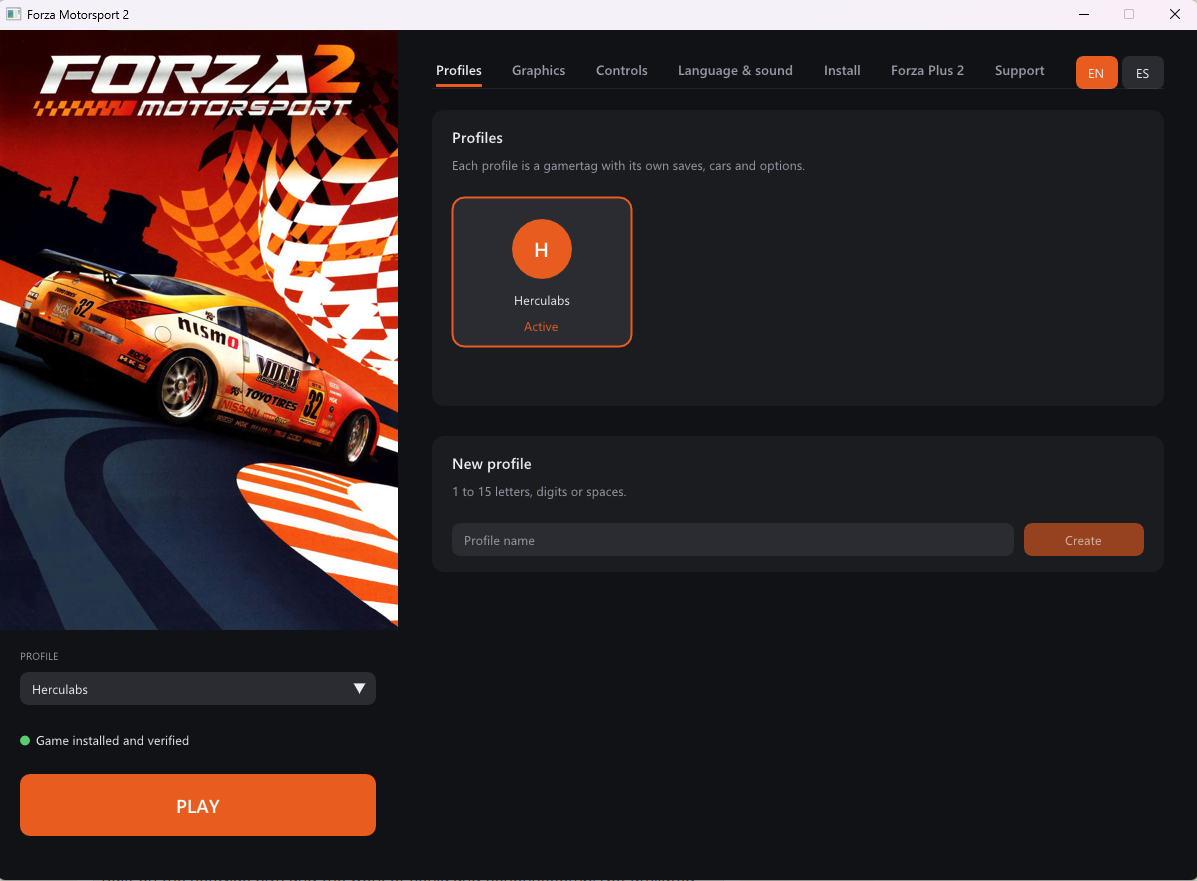 Launcher: profiles