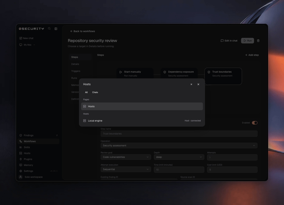 0 hosts and plugins: jump with keyboard search, choose a host, and browse integrations and extensions
