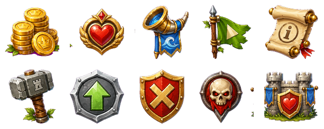 Forest Pass Defense HUD icons
