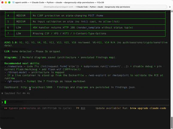 Agent-Smith generating auto-remediation patches