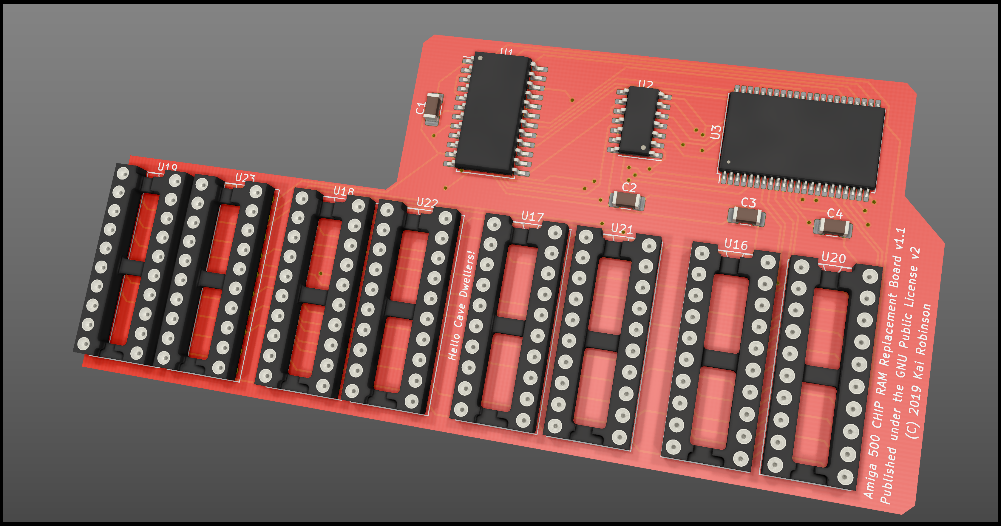 A500 SRAM Replacement Board