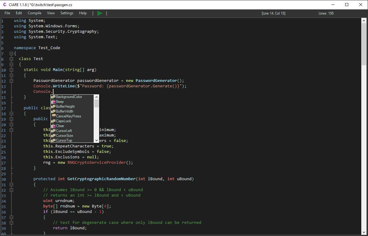 IntelliSense