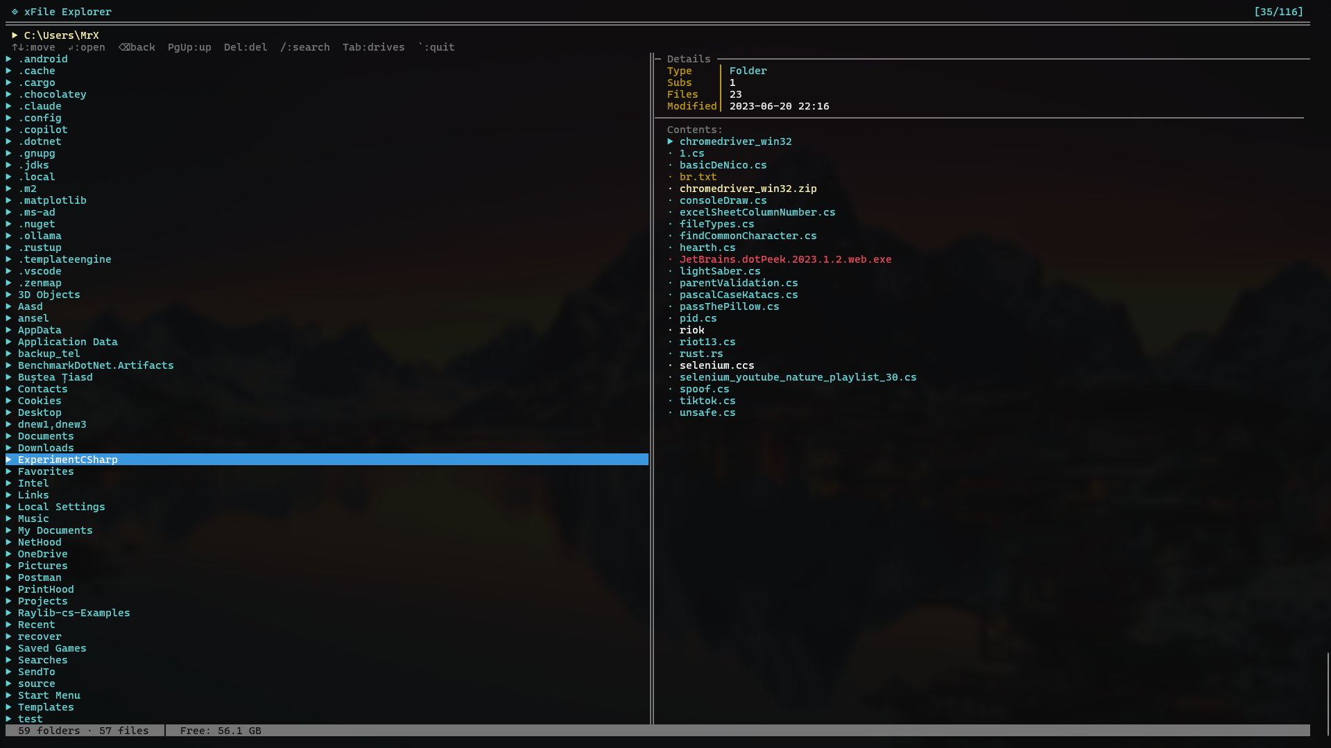 fxp — xFile Explorer