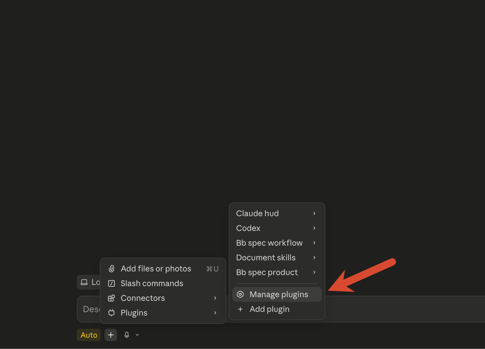 Open plugin manager