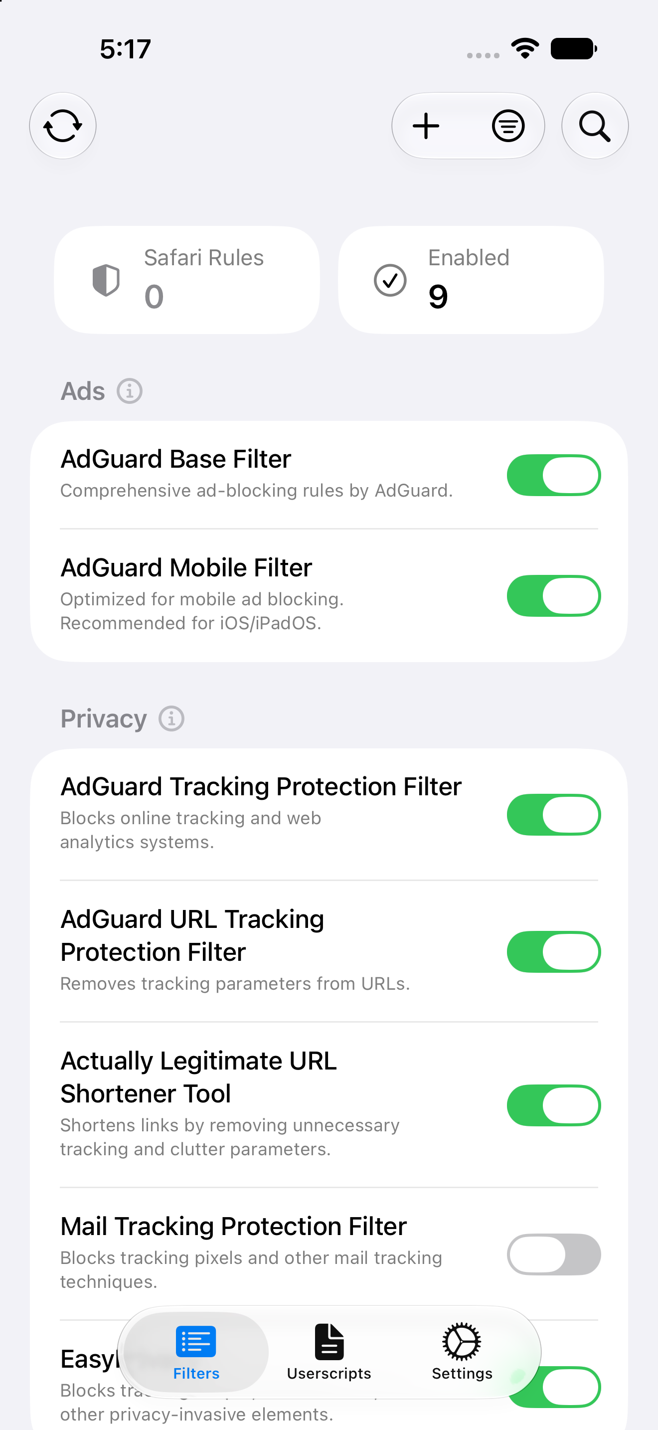 wBlock screenshot 2