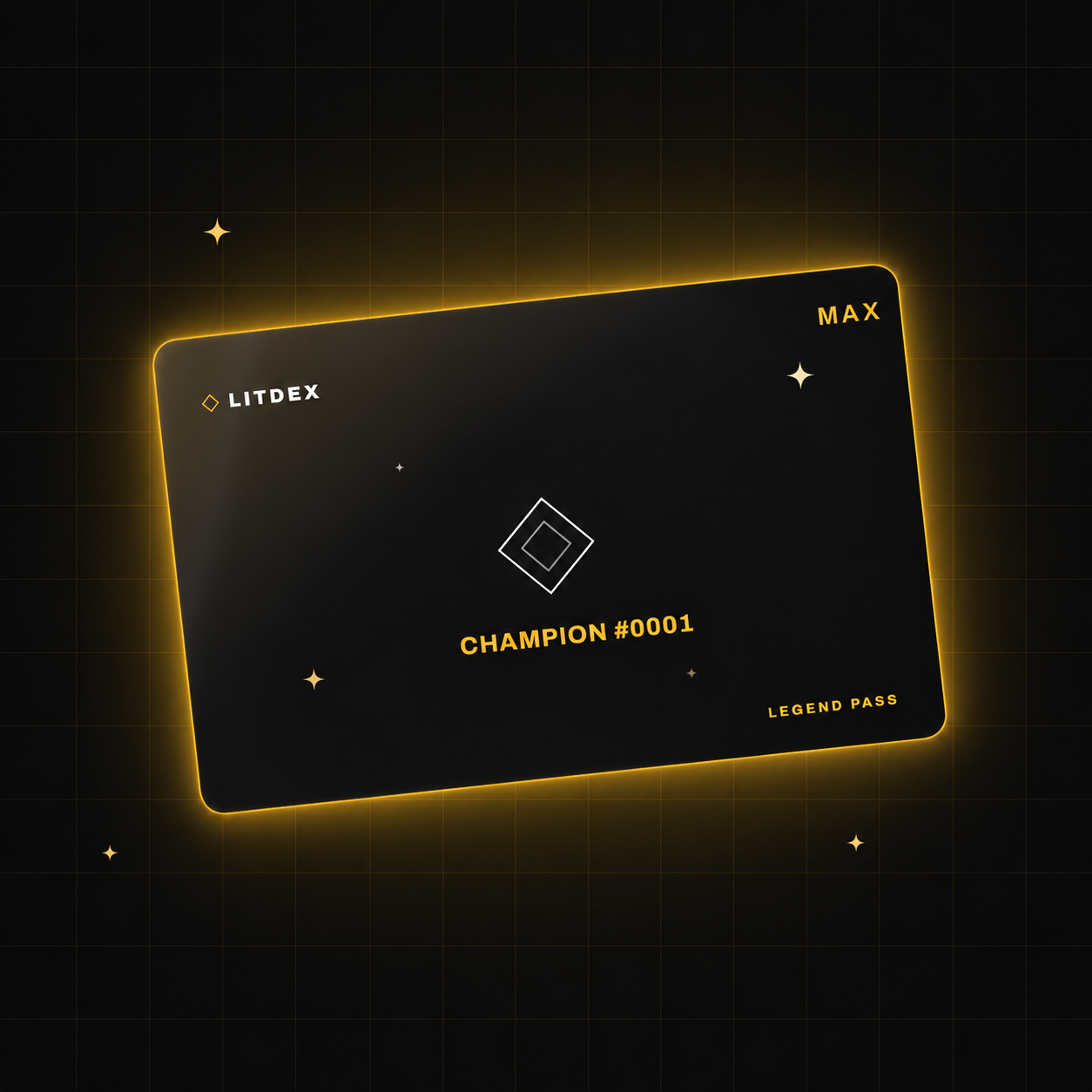 Litdex Legend champion board pass