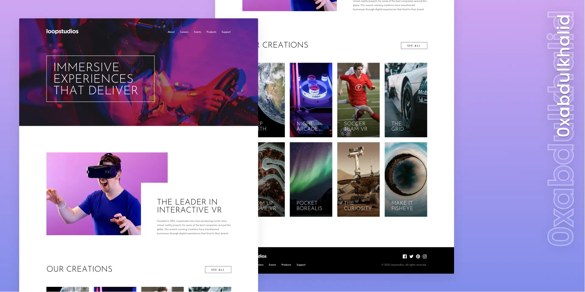 Loopstudios Landing Page solution preview image