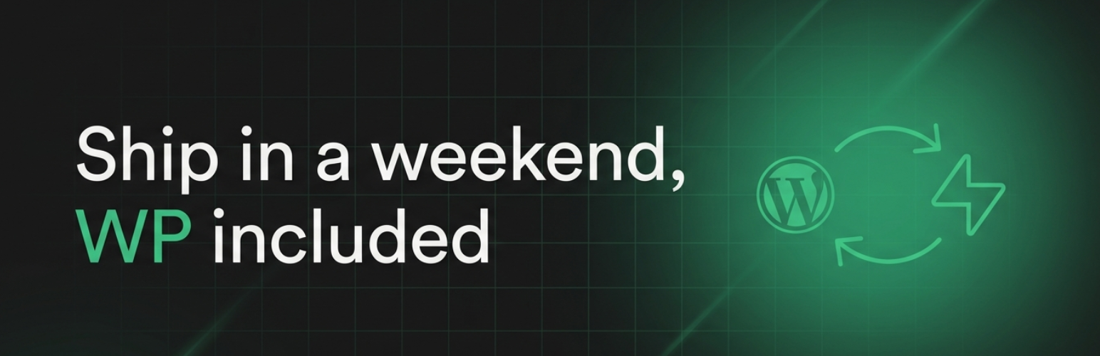 WP Supabase Sync — ship in a weekend, WP included