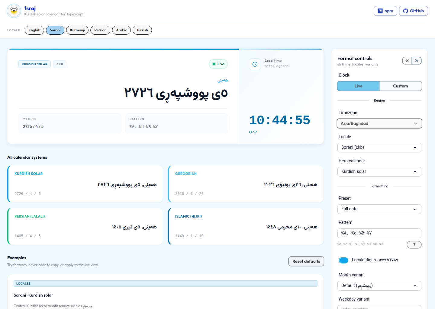 tsroj interactive demo — click to open live site