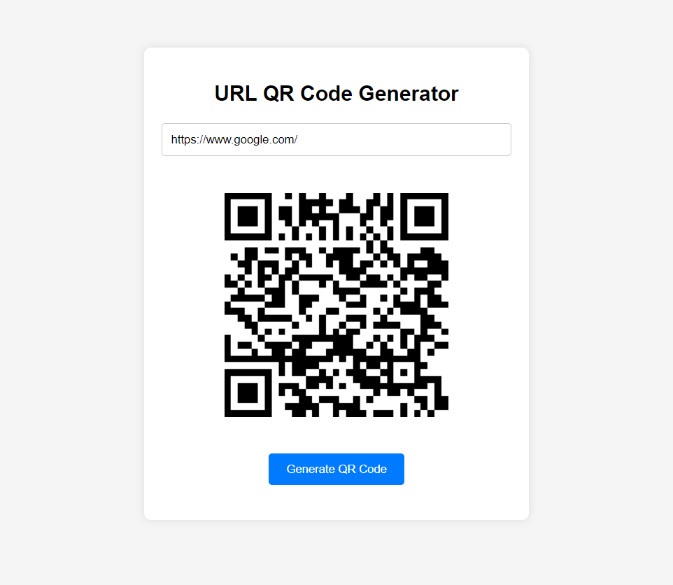 URL QR Code Generator