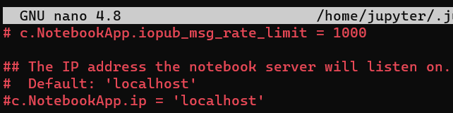 Jupyter Config