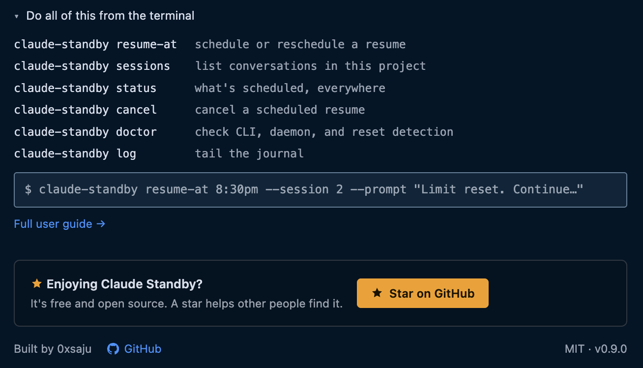 CLI reference