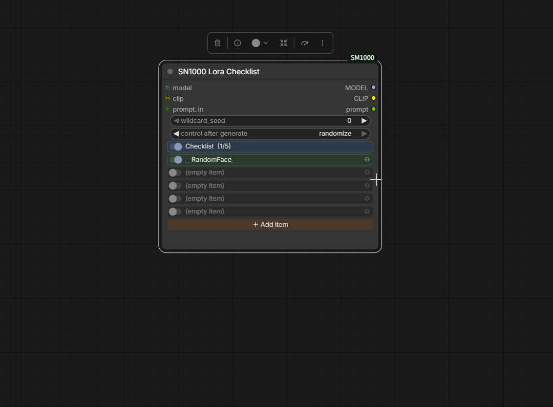 Editing checklist items