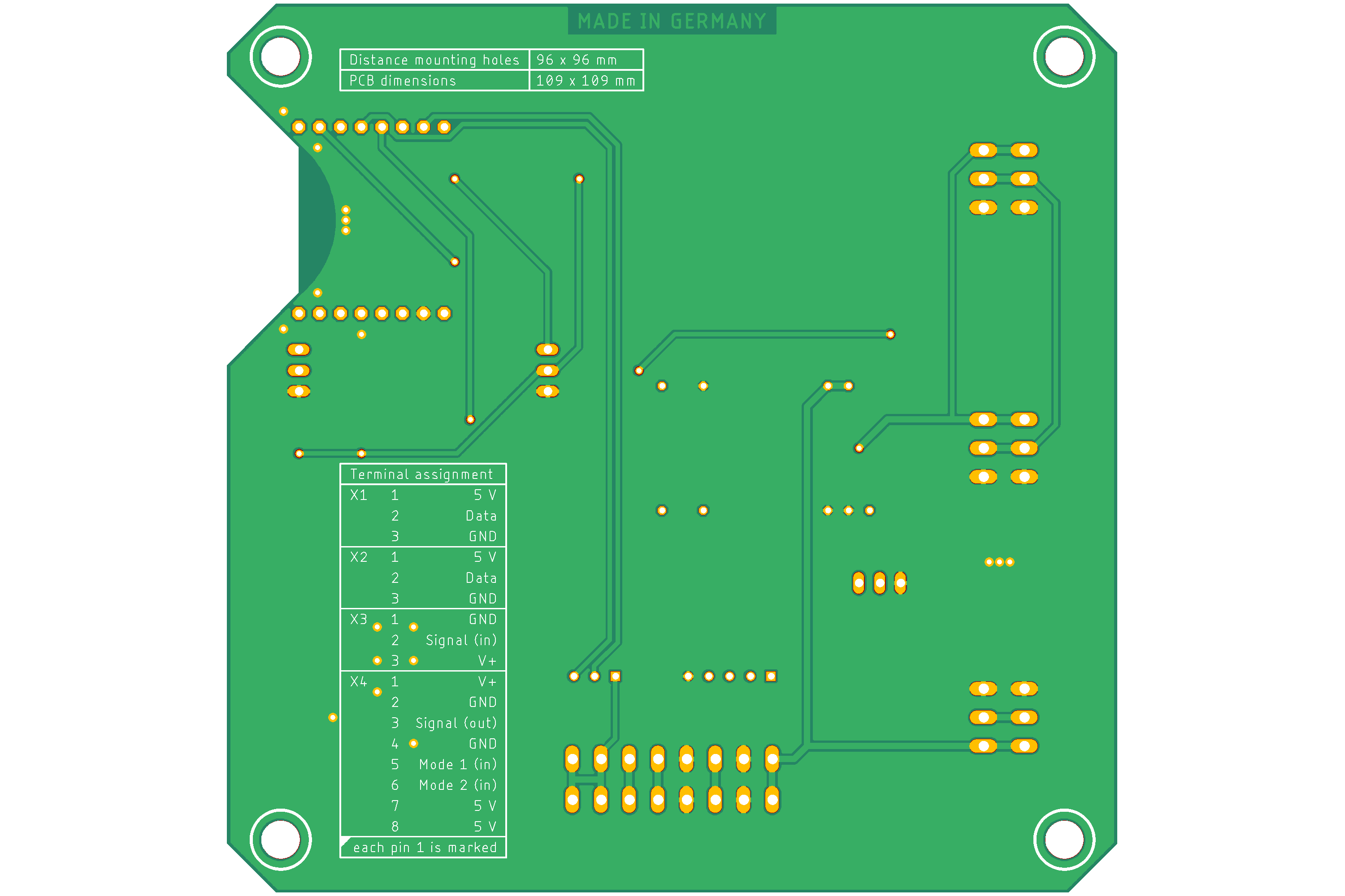 VarioControl PCB BottomView v1.1