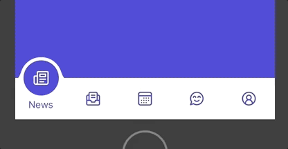 GitHub - 10clouds/FluidBottomNavigation-rn: Animated Tab Bar Component for  React Native