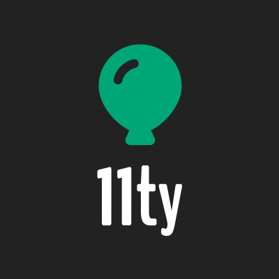Build Awesome (balloon) and 11ty Logo