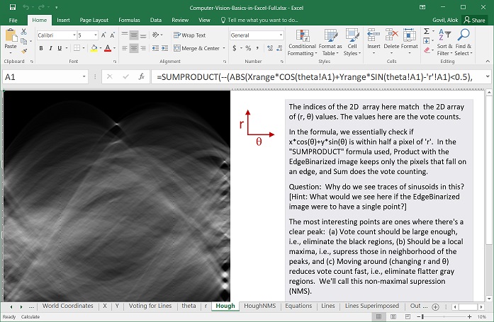 Screenshot of an Excel file