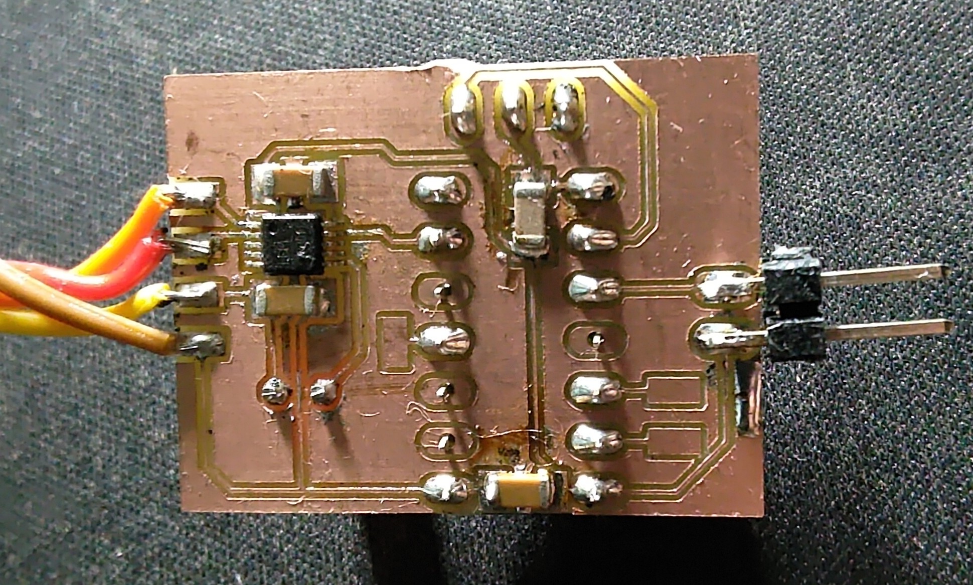 PCB after assembling back