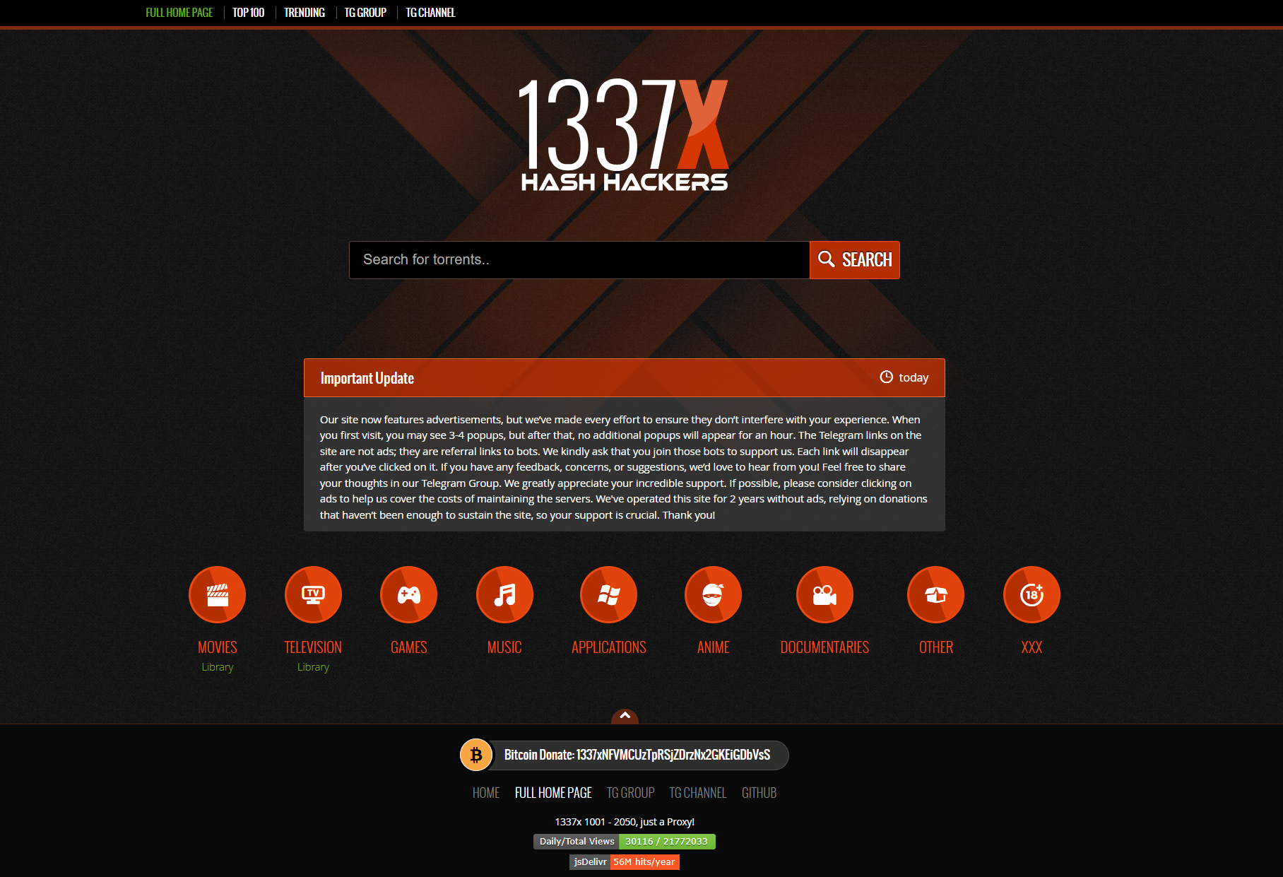 GitHub 1337 to 1337x Proxy List