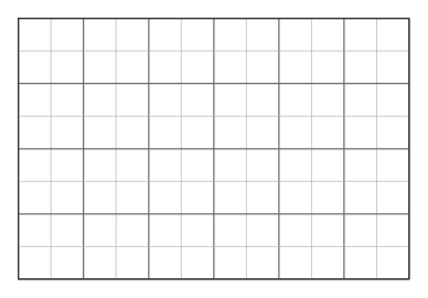 Square grid with major lines every 2 steps