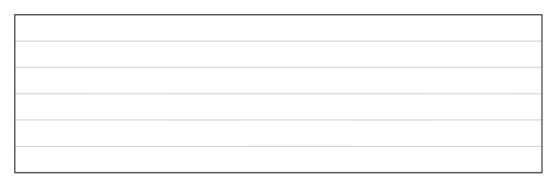 Ruled paper, horizontal lines only