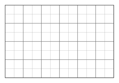 Square grid with major lines every 2 steps