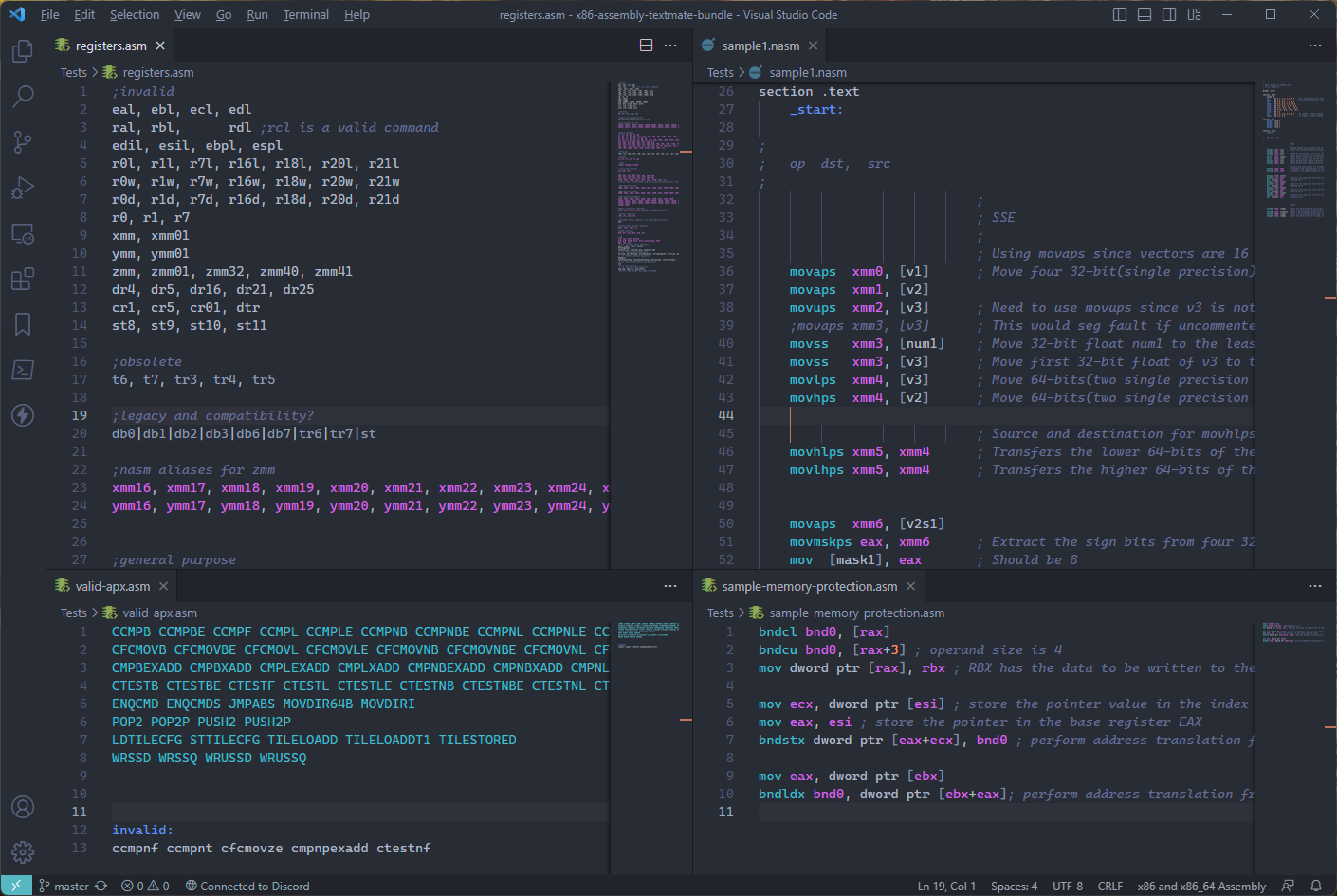 Visual Studio Code with Eva Light theme