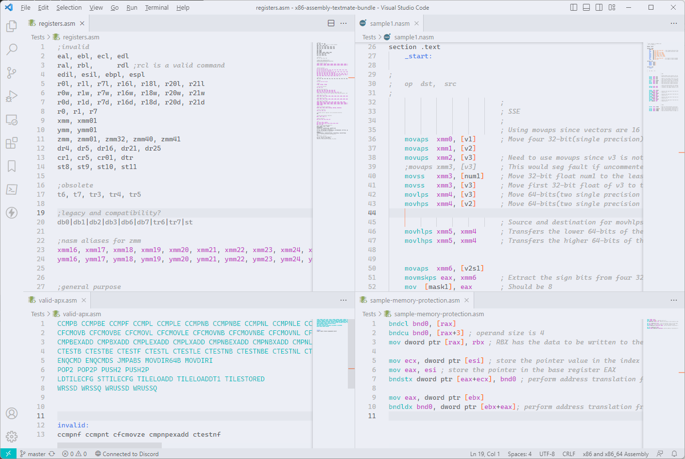 Visual Studio Code with Eva Light theme