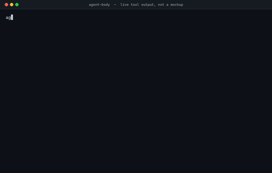 Live output: 43 organs, 332/332 capabilities claimed, 20/20 reflexes armed, 82,126 to 33,348 tool-schema tokens, 98% heal rate, and one Chinese command that innervates 4 organs with zero model calls