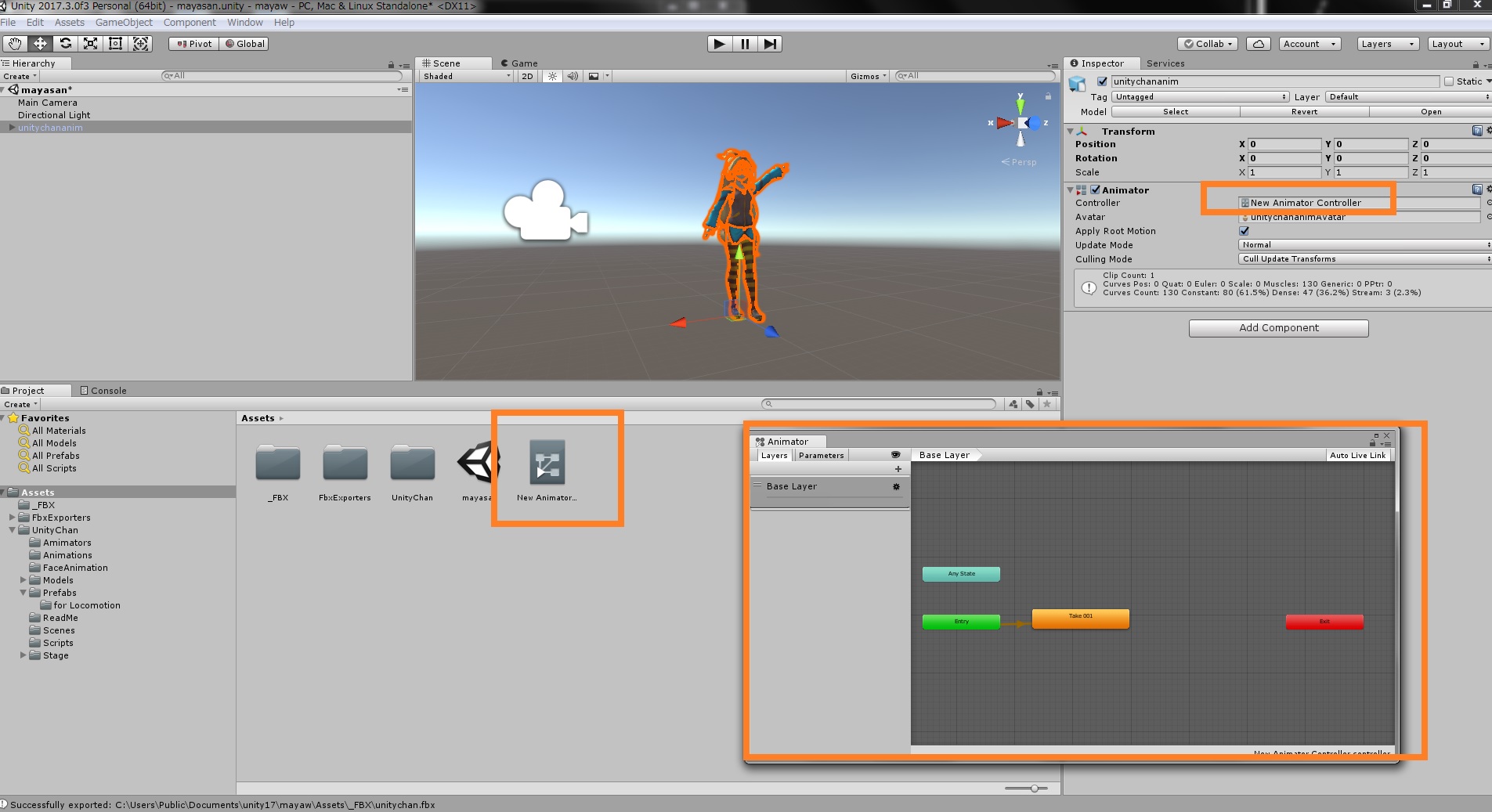 GitHub - 175B005/maya_unity3a: maya unity連携機能紹介3 （リグ・キャラクターアニメーション編 人型）
