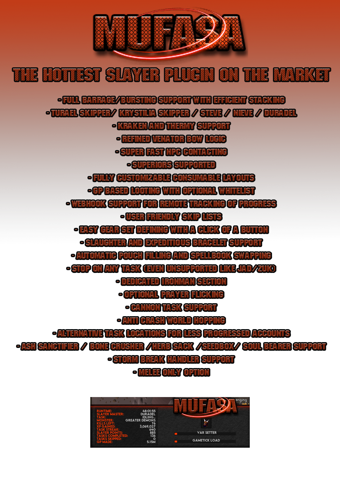 ⭐ Mufasa Slayer - Fully Automated Slayer Powerhouse ⭐ | Sell & Trade ...