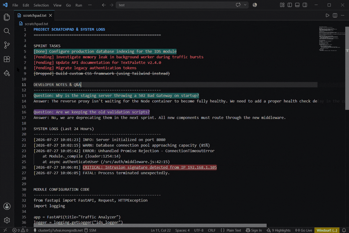 Sidebar and Sharing Demo