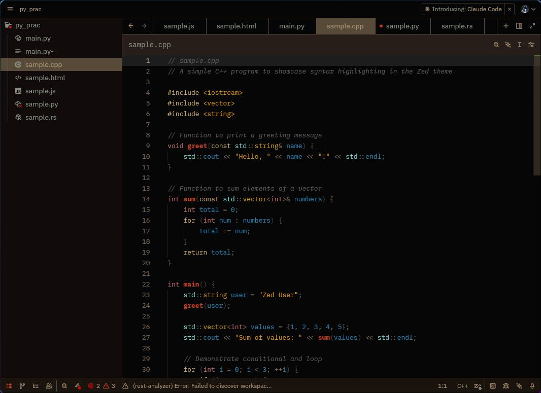 C++ Example