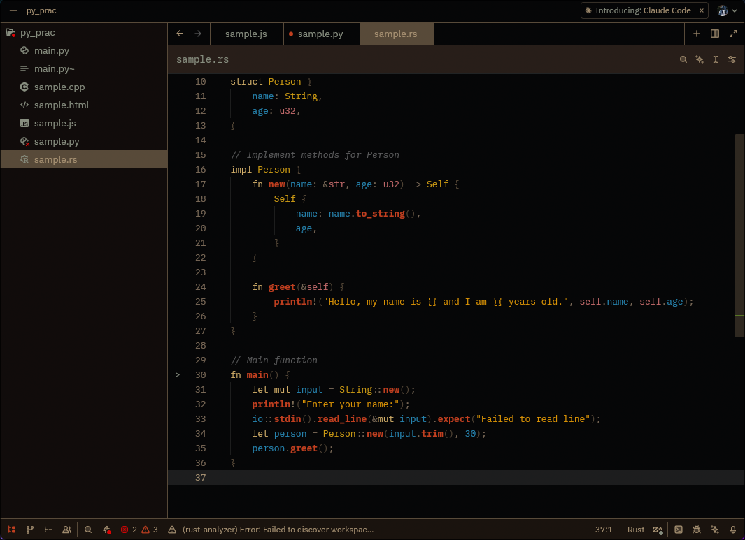 Rust Example